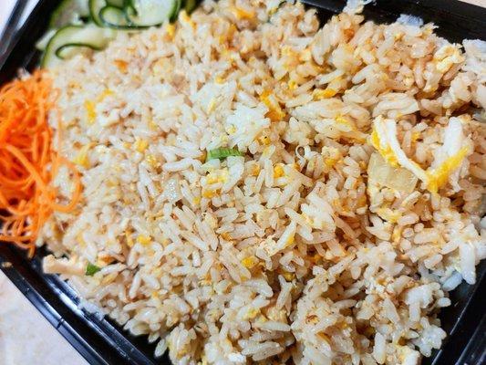 Blue Crab Fried Rice (03/08/21 via Grubhub Delivery)