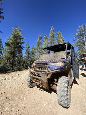 Side by side rental in Duck Creek, Utah.