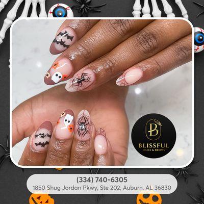 Get into the spooky spirit this Halloween with our creative nail designs!