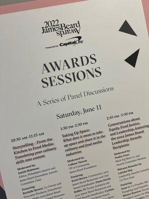 James Beard Foundation Panel session