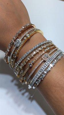 Diamond Bangles