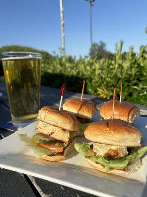 Pesto Chicken Sliders!