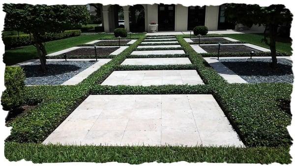 Travertine Courtyard