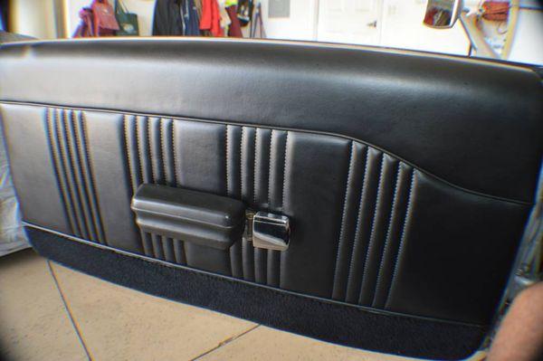 reupholstered ranchero door