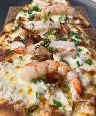 Shrimp Lejon Flatbread