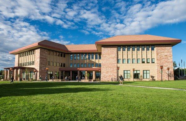 Leprino Hall at CCU's main campus in Lakewood, CO