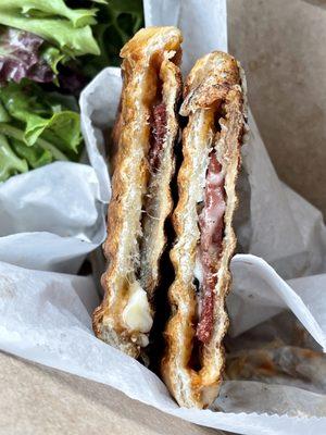 The Turk panini - Turkish pepperoni, special sauce, mozzarella cheese