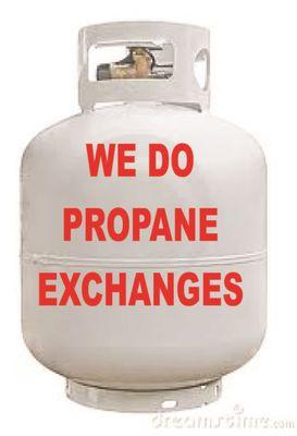 Propane Exchanges Available.