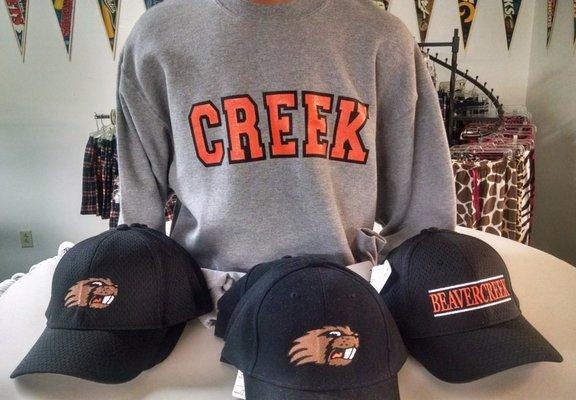 We have the largest inventory of In-Stock Beavercreek "Spirit Wear", in the area!