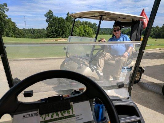 Marshall Bob. Friendly guy. He escorted us down to the first tee and gave us tips for the course.