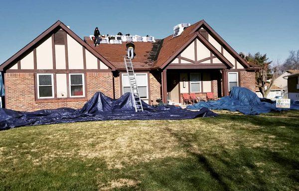 Roof install in progress!