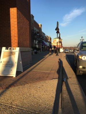 Sidewalk (my shadow looks so tall lol)