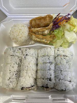 Double Rolls on a Bento Box