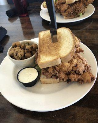 Chicken Fried Steak Sandwich!