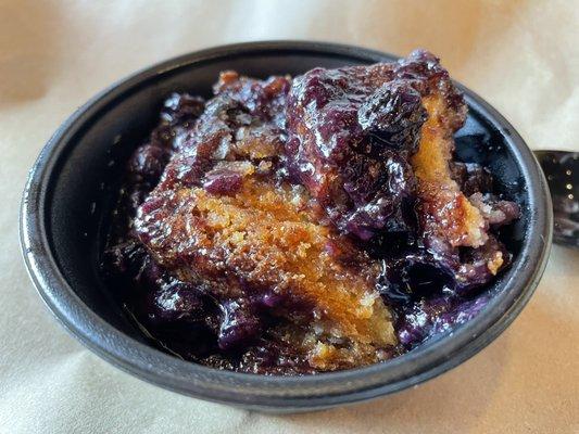 Blueberry cobbler