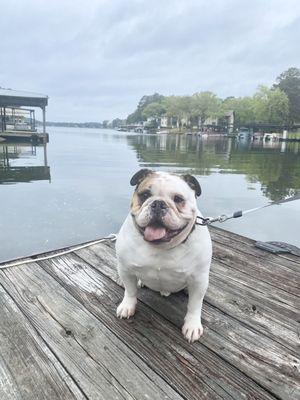 Dock outside restaurant