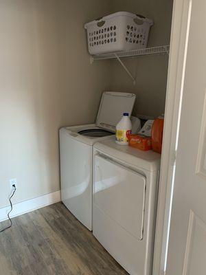 Laundry area