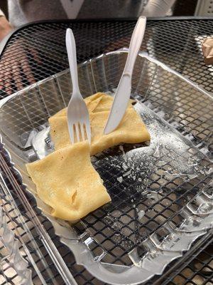 Lemondrop crepe