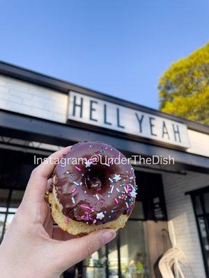 chocolate glazed donut