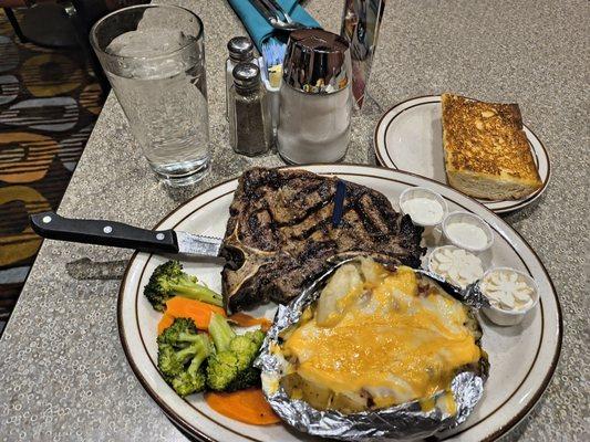 This was a medium rare steak I received. I ordered a medium well done steak  & and got this bloody pink steak.