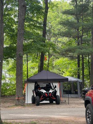 Silver Lake State Park - campground view