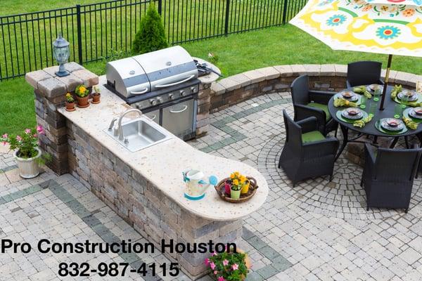 Pro Construction Houston - Outdoor Kitchen