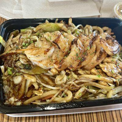 Yaki Udon with Char-Grilled Shrimp add-on