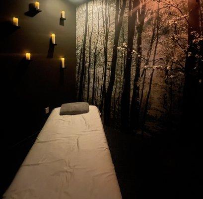 Massage Forest Themed Treatment Room