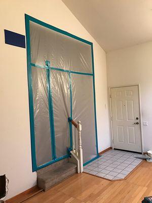 Proper mold remediation containment