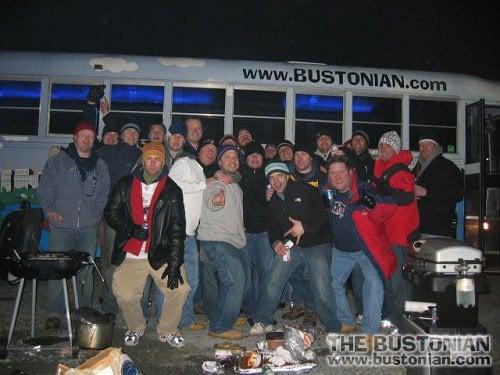 Bustonian Patriots Tailgating! The only way to goto the Game, In STYLE !