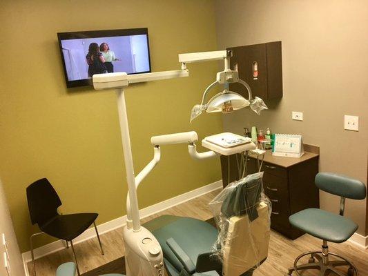 Our operatories are sterile work areas and provide a relaxing atmosphere while you receive you dental care...