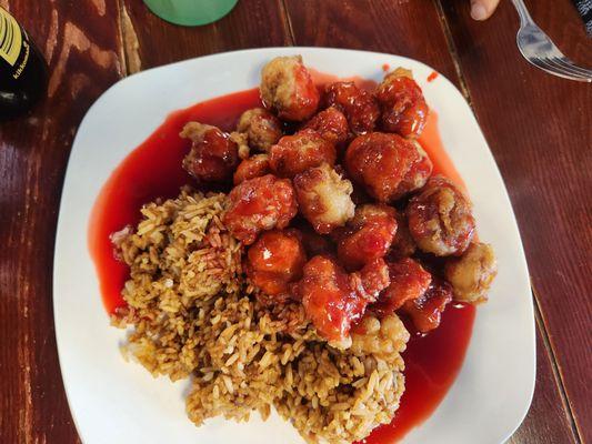 Sweet and sour chicken