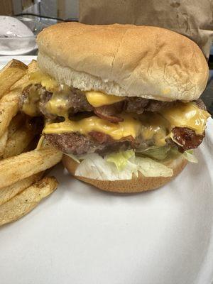 Double Bacon Cheeseburger