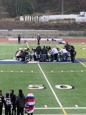 Prayer for a safe game 808 Rainbows vs Heir.