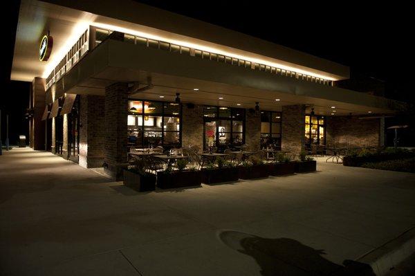 Enjoy the beautiful TX weather while you dine on our open air patio!