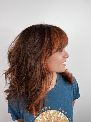 Creative copper color melt