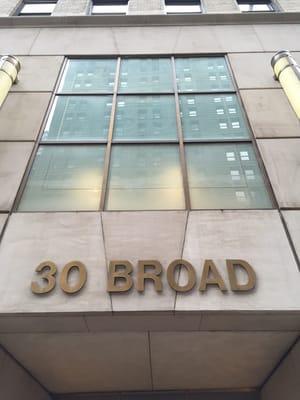 30 Broad - Street Entrance