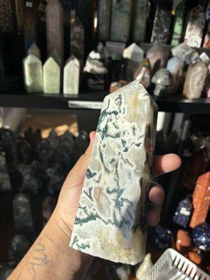 moss agate tower