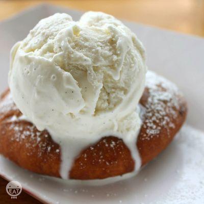 Korean Doughnut - amazing. This is a stock photo from Mogo's site. I didn't have ice cream (purposefully). So good!