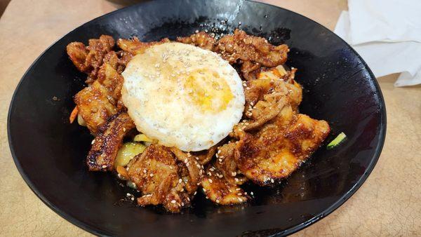 Japchae Spicy Pork Bowl