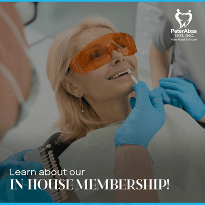 Enjoy stress-free dental care with our in-house membership plans!