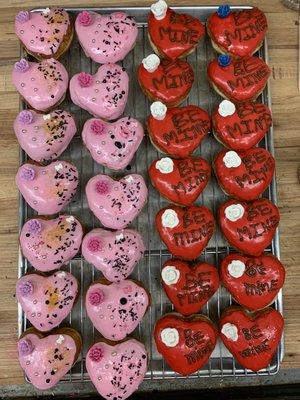 Be mine Donuts for Valentine's Day