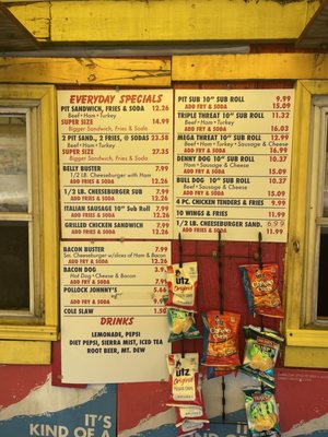 Updated Menu Prices