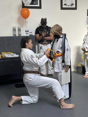 Belt Promotion/Gracie Game Day: Halloween theme!