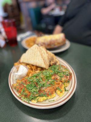 Chili Relleno omelette