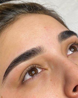 Brow clean up