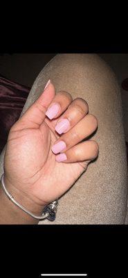 I even showed them THIS picture of MY nails and still got what I got smh