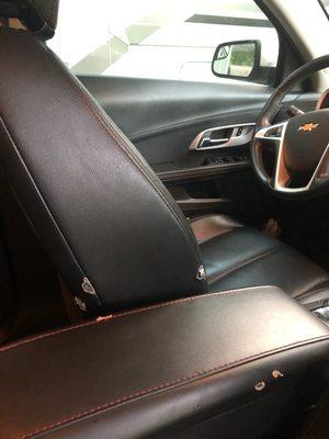 Driver seat leather