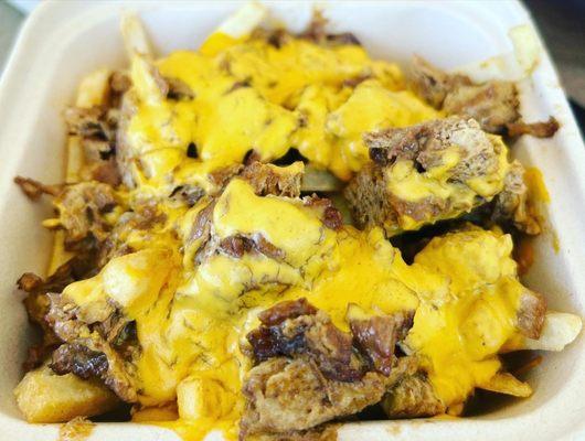 Cheese steak fries