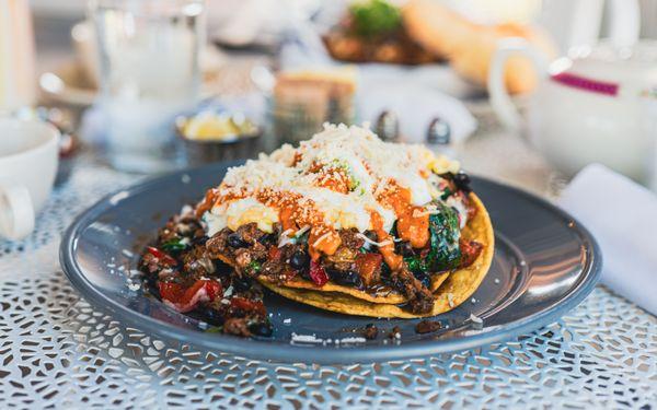 "Breakfast Tostada" - Hen Mother Cookhouse